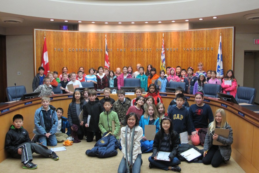 Visit to West Vancouver City Hall